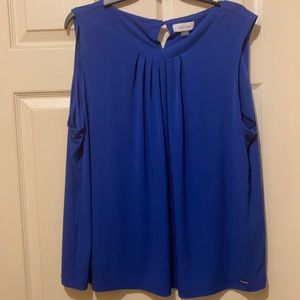 Royal Blue Calvin Klein blouse. Size 3X
